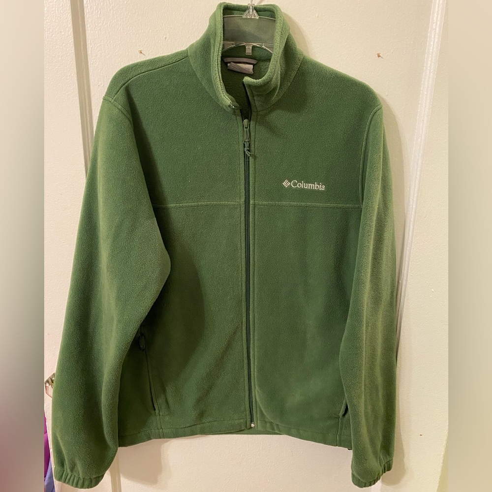 Columbia Full Zip Green Fleece